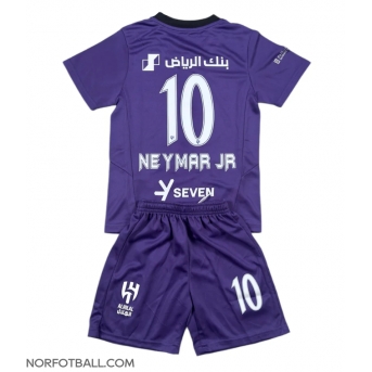 Billige Fotballdrakt Al-Hilal Neymar Jr #10 Replika Tredjedraktsett Barn 2024-25 Kortermet (med bukser)